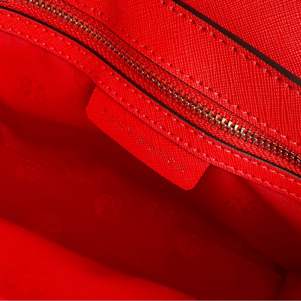 SOLD | NEW TORY BURCH Red Leather Crossbody Bag - Picture 6 of 7